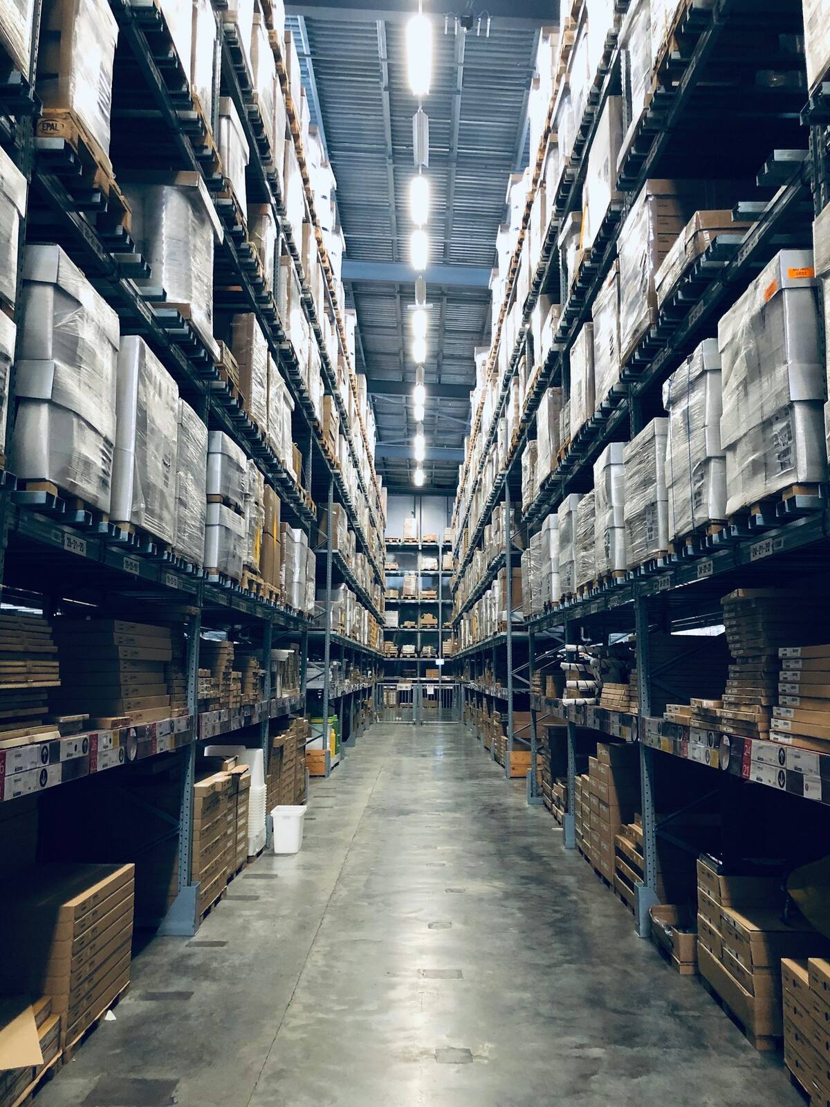 Secure fleet logistics warehouse